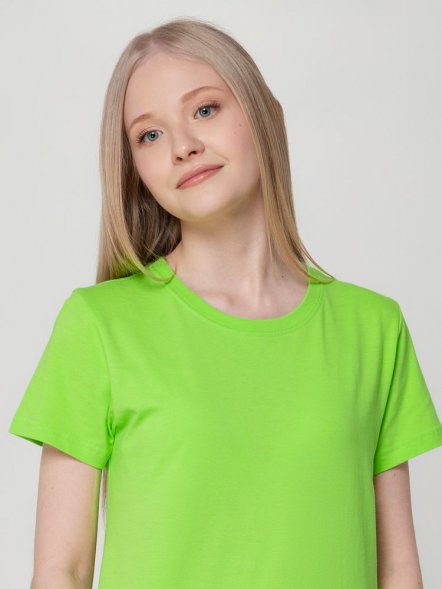 Футболка женская T-bolka Lady, зеленое яблоко 