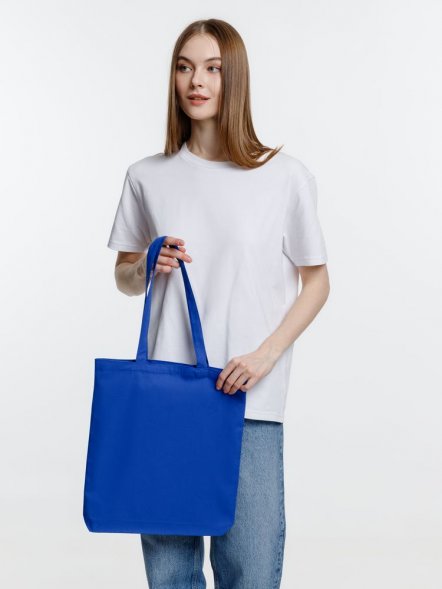 Холщовая сумка Strong 210, синяя 