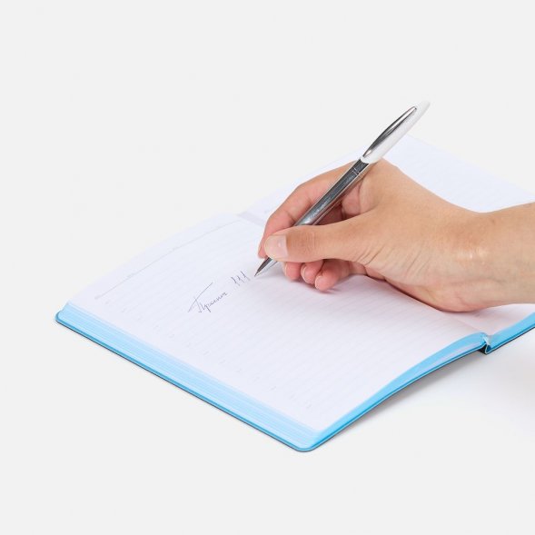 Ручка шариковая Dagger Soft Touch, белая 