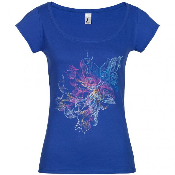 Футболка женская Vibrance, ярко-синяя (royal) 