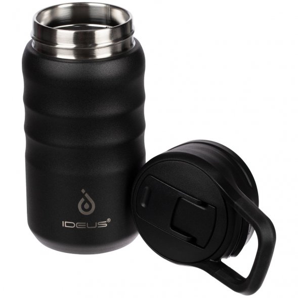 Термобутылка Fujisan 2.0, черная 