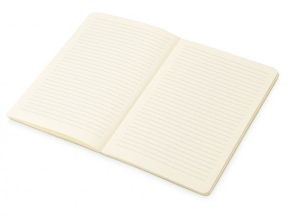 Блокнот Wispy линованный в мягкой обложке, зеленое-яблоко 