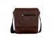 Сумка через плечо Mano Don Valentino, натуральная кожа в коричневом цвете, 25 х 27 х 7 см 