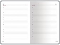 Ежедневник недатированный А4 Velvet, темно-синий navy