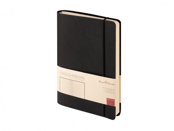 Ежедневник недатированный А5 Palermo, черный 