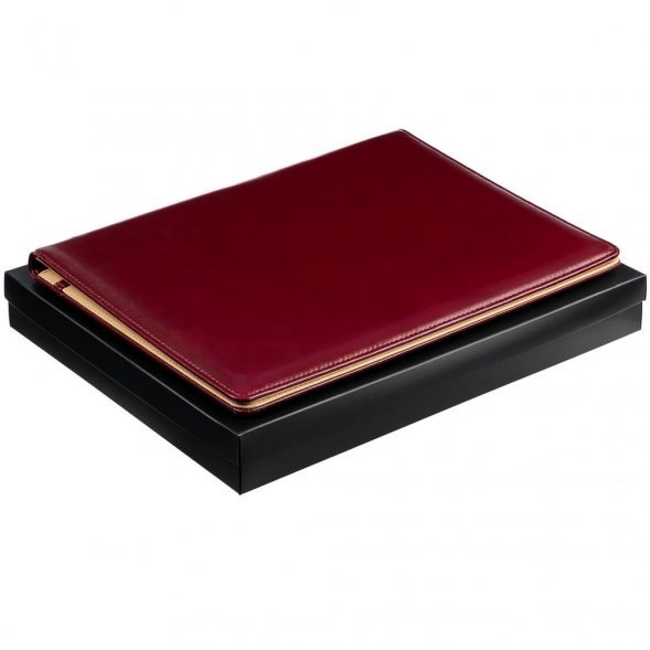 Папка адресная Signature, бордовая 