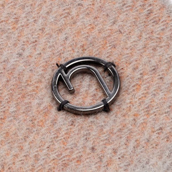 Палантин Charming, коричневый с оранжевым 