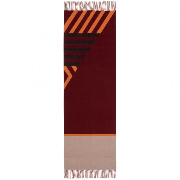 Палантин Charming, коричневый с оранжевым 