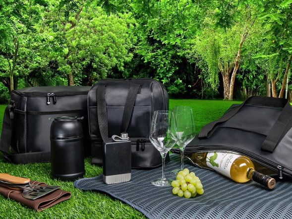 Плед для пикника Module, темно-серый 