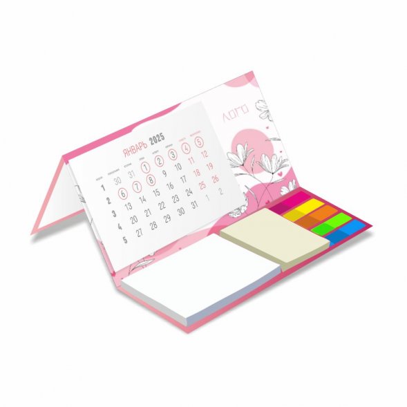 Календарь настольный Sticky на заказ, ver.2, 50 листов 