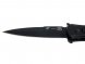 Нож складной Stinger, 118 мм, (черный), материал рукояти: нержавеющая сталь, карбон 