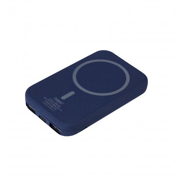 Внешний аккумулятор с беспроводной зарядкой Ultima Wireless Magnetic 5000 mAh, синий 