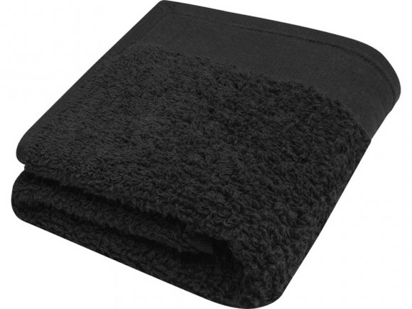 Хлопковое полотенце для ванной Chloe 30x50 см плотностью 550 г/м2, черный 