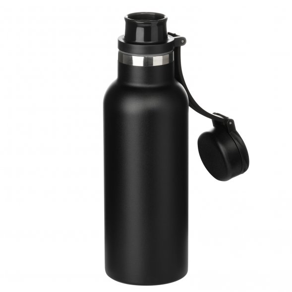 Термобутылка вакуумная герметичная Modena, черная 
