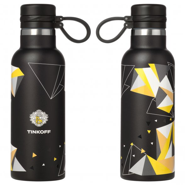 Термобутылка вакуумная герметичная Modena, черная 