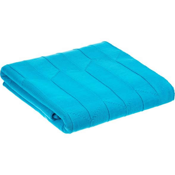 Плед Rombus, бирюзовый 