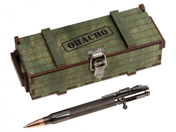 Ручка шариковая Морёный дуб 