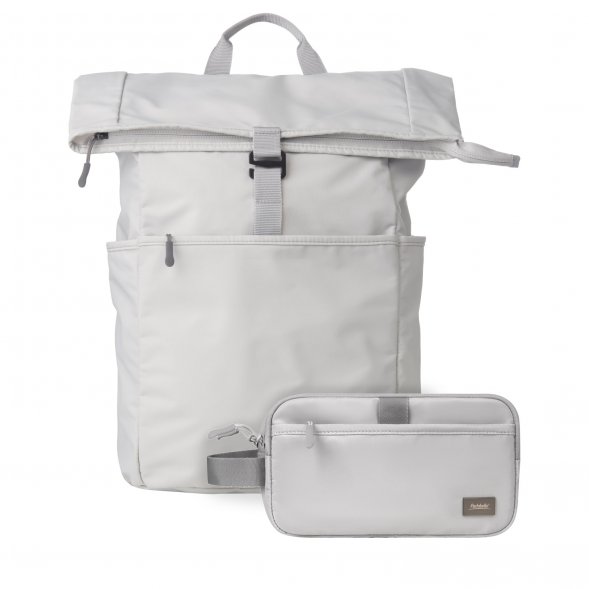 Подарочный набор Boston рюкзак + дорожная косметичка, серый 