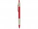 Ручка шариковая HANA из пшеничного волокна, бежевый/красный 
