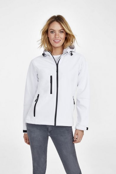 Куртка женская с капюшоном Replay Women, ярко-синяя 