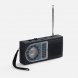 Bluetooth-колонка с радио Comradio, черная 