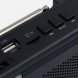Bluetooth-колонка с радио Comradio, черная 