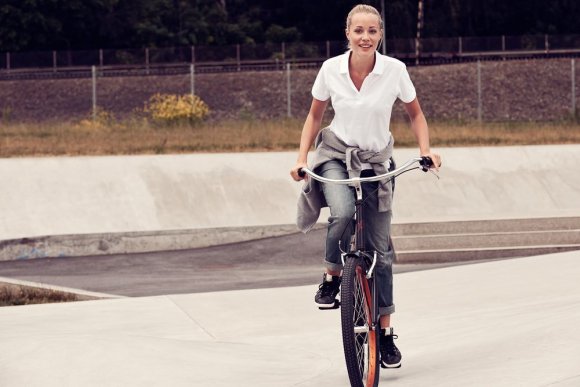 Рубашка поло женская Surf Lady, зеленое яблоко 