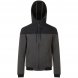 Куртка унисекс Voltage, черный меланж с черным 