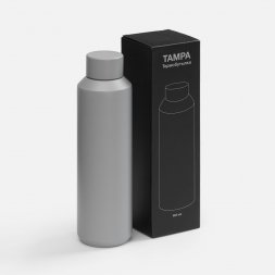 Термобутылка Tampa, серая