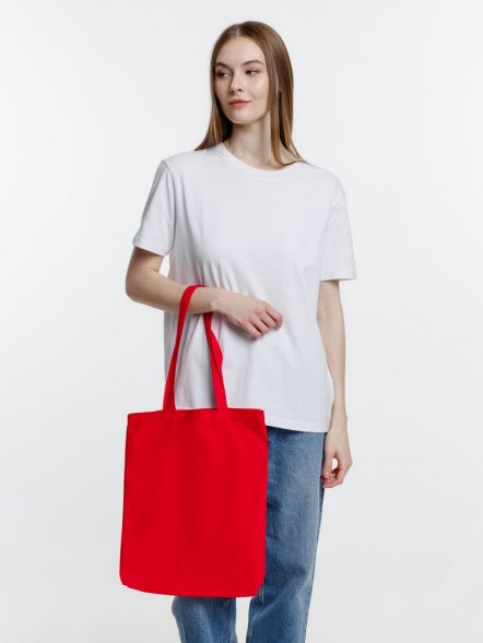 Холщовая сумка Strong 210, красная 
