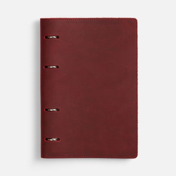 Ежедневник inStream, недатированный, красный 