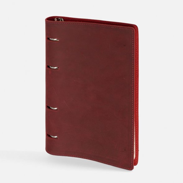 Ежедневник inStream, недатированный, красный 