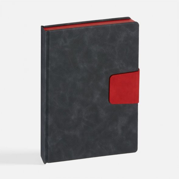Ежедневник Grande Strap на заказ, датированный, черный 