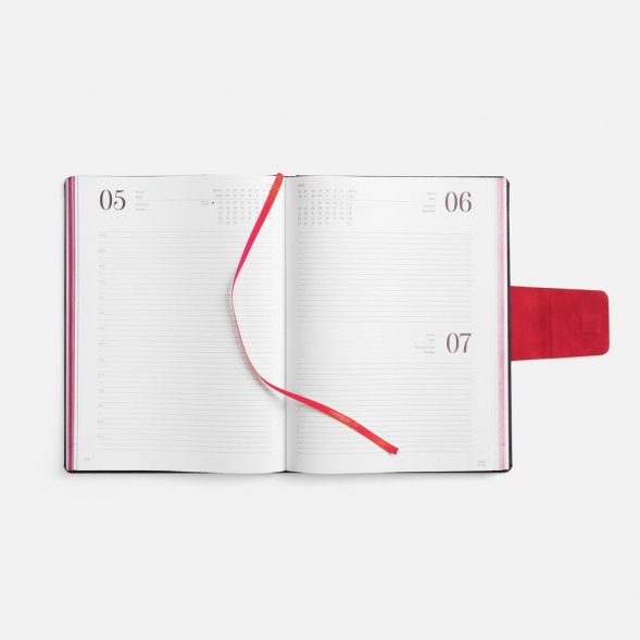 Ежедневник Grande Strap на заказ, датированный, черный 