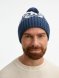 Шапка Wintertude, синяя с белым 