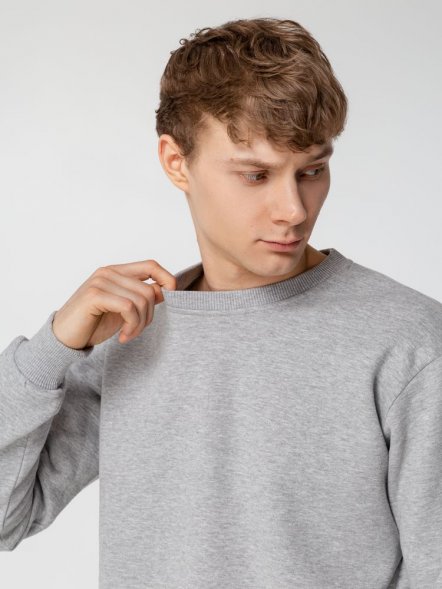 Толстовка Unit Toima Heavy, серый меланж 