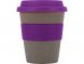 Стакан с силиконовой крышкой Cafe, фиолетовый 