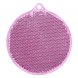 Пешеходный светоотражатель «Круг», розовый 