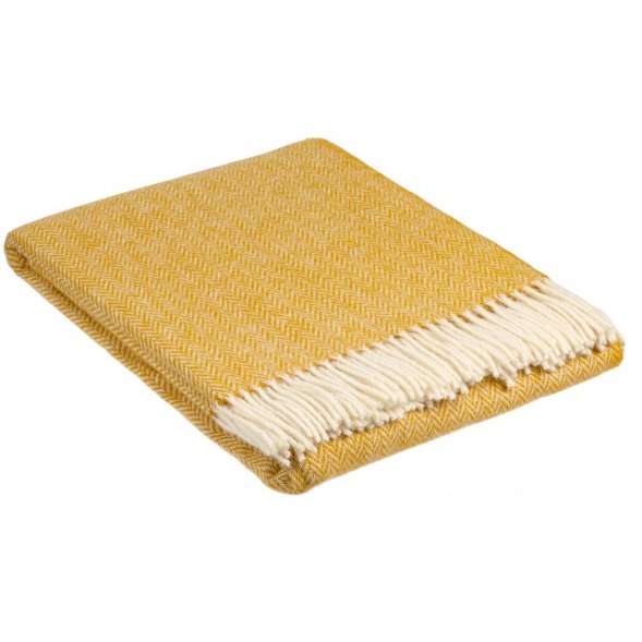 Плед Bilbo, горчичный 