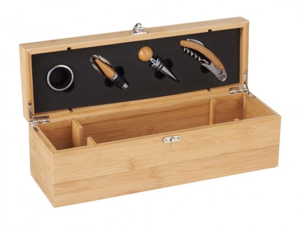 Набор для вина в бамбуковом кейсе Anniversary (Р) 