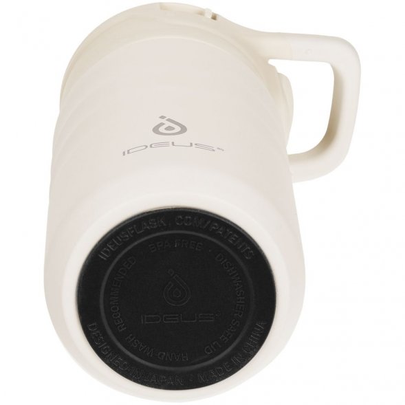 Термобутылка Fujisan 2.0, белая (молочная) 