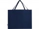 Odessa большая эко-сумка из переработанного хлопка, сертифицированного согласно GRS, плотностью 220 г/м² - Темно - синий 