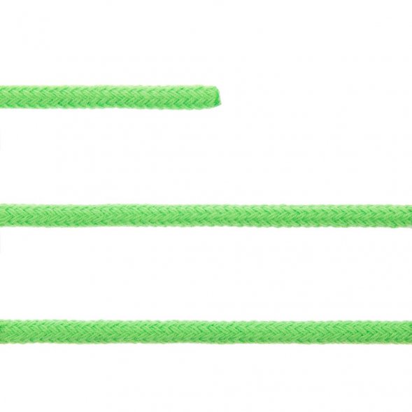 Круглый шнур Lasso L, зеленый неон, 140 см 