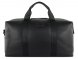 Сумка дорожная BUGATTI Elsa, чёрная, воловья кожа/полиэстер, 47х22х24 см 