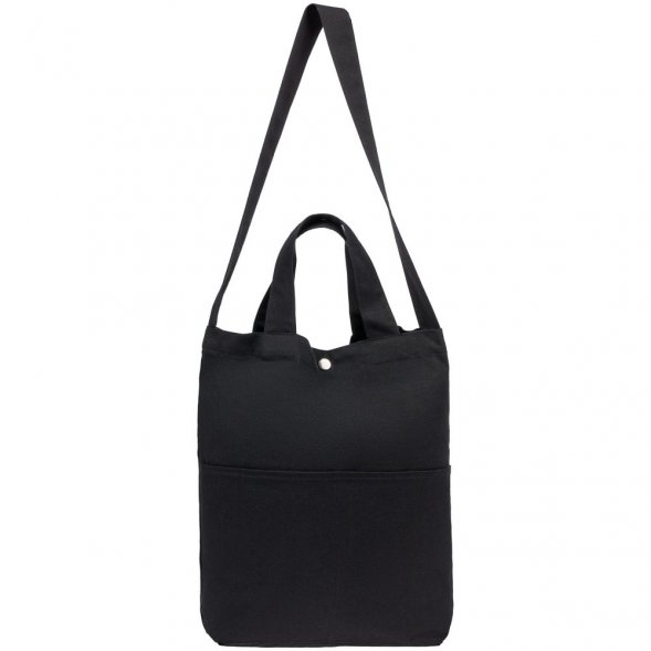 Сумка холщовая через плечо Artspace, черная 