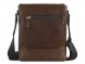 Сумка через плечо Mano Don Valentino, натуральная кожа в коричневом цвете, 21 х 25 х 5 см 