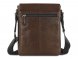 Сумка через плечо Mano Don Valentino, натуральная кожа в коричневом цвете, 21 х 25 х 5 см 