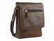 Сумка через плечо Mano Don Valentino, натуральная кожа в коричневом цвете, 21 х 25 х 5 см 