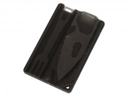 Мультиинструмент с ножом и вилкой Hungry, черный