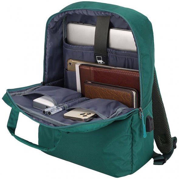 Рюкзак для ноутбука B135, бирюзовый 